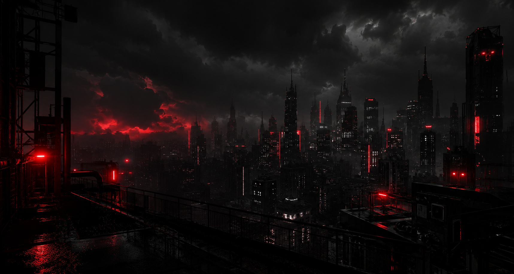 ANARXHY music release cyberpunk background